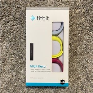 FitBit Flex 2 3-pack Bands (grey, yellow, pink)